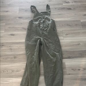 Olive Green Overalls
